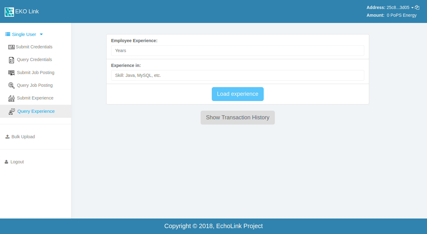 Experience Query