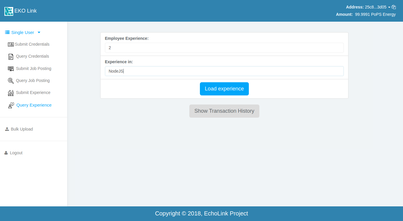 Experience Query Demo