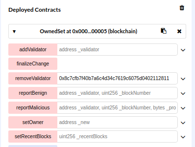 Remove Validators