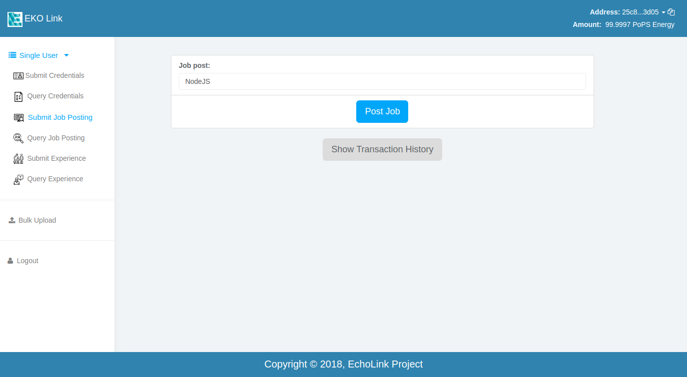 Jobpost Submit Demo