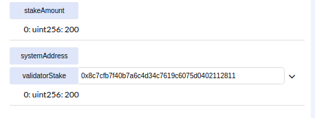 Validator Stake